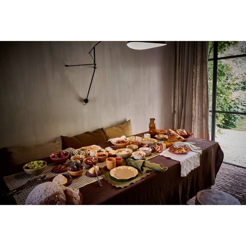 Handwoven Linen Rectangular Placemat - 17.75" - White