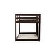 preview thumbnail 10 of 22, Solid Wooden , Solid Rubber Wooden Twin over Twin Loft Bed with Ladder ,Upper and Bottom Bed Platforms crafted