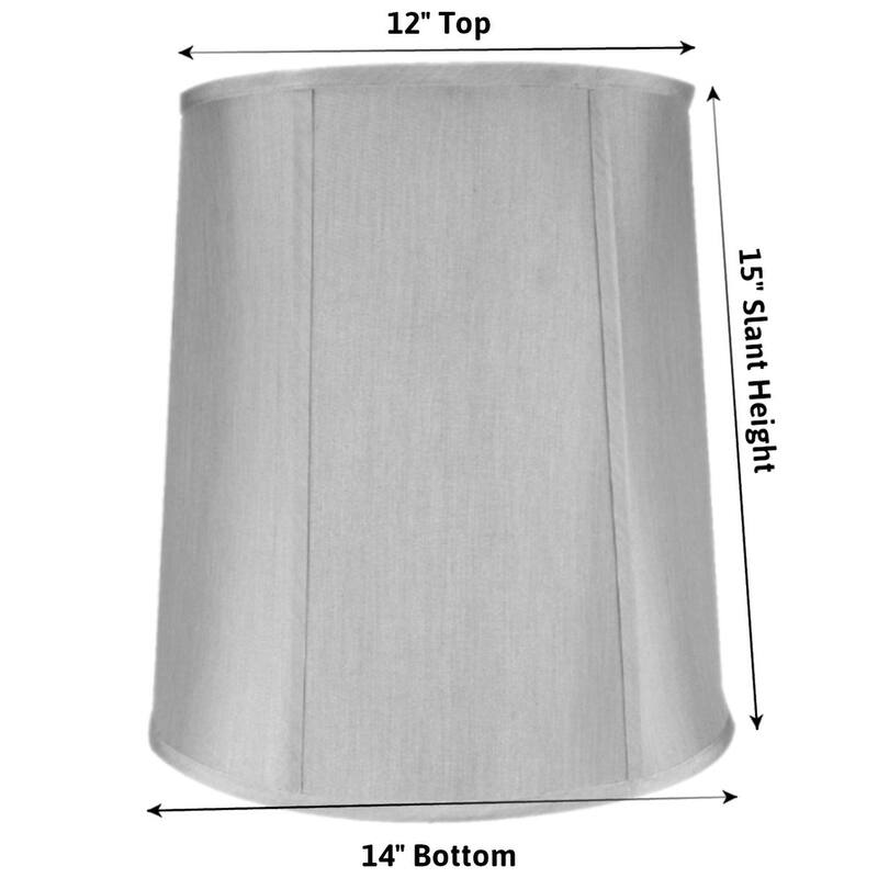 12x14x15 Softback Drum Shade Grey