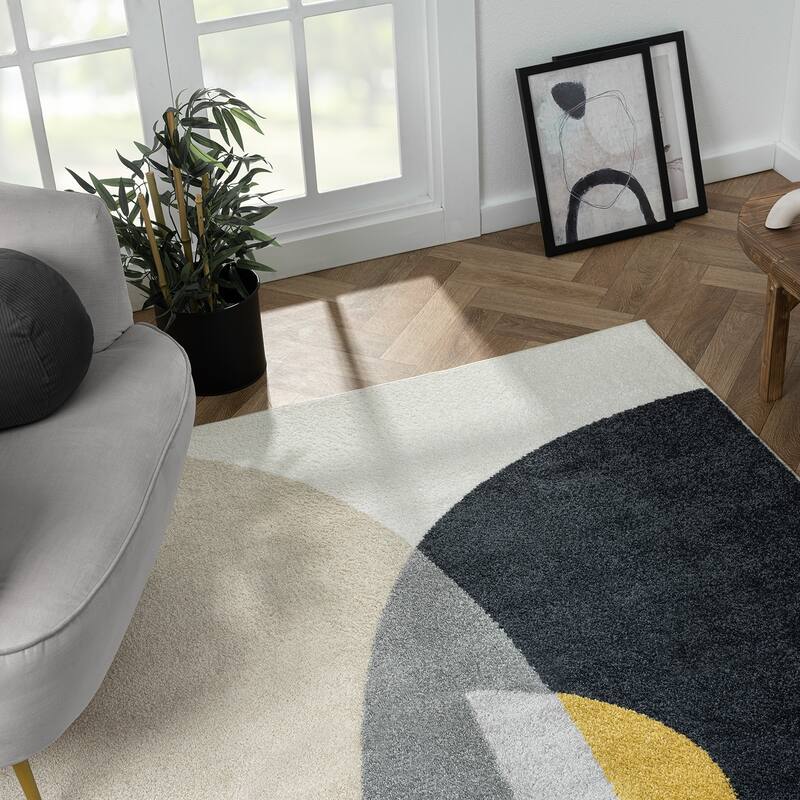 Abani Rugs Deco DEC180A Modern Abstract Area Rug