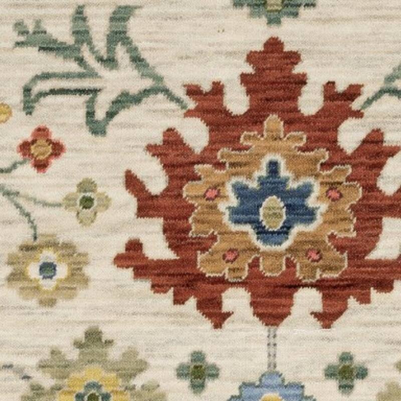 HomeRoots Oriental Traditional Rectangle Area Rug - 10' X 13'