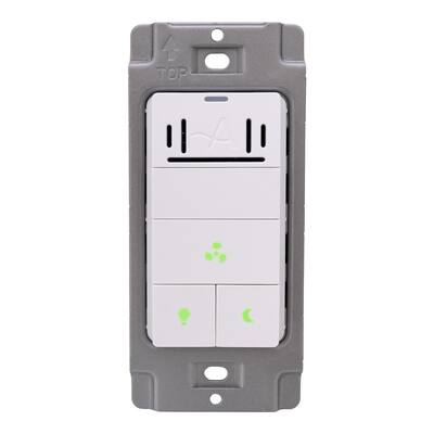Akicon Humidity Sensor and Light Switch for Bathroom Exhaust Fan