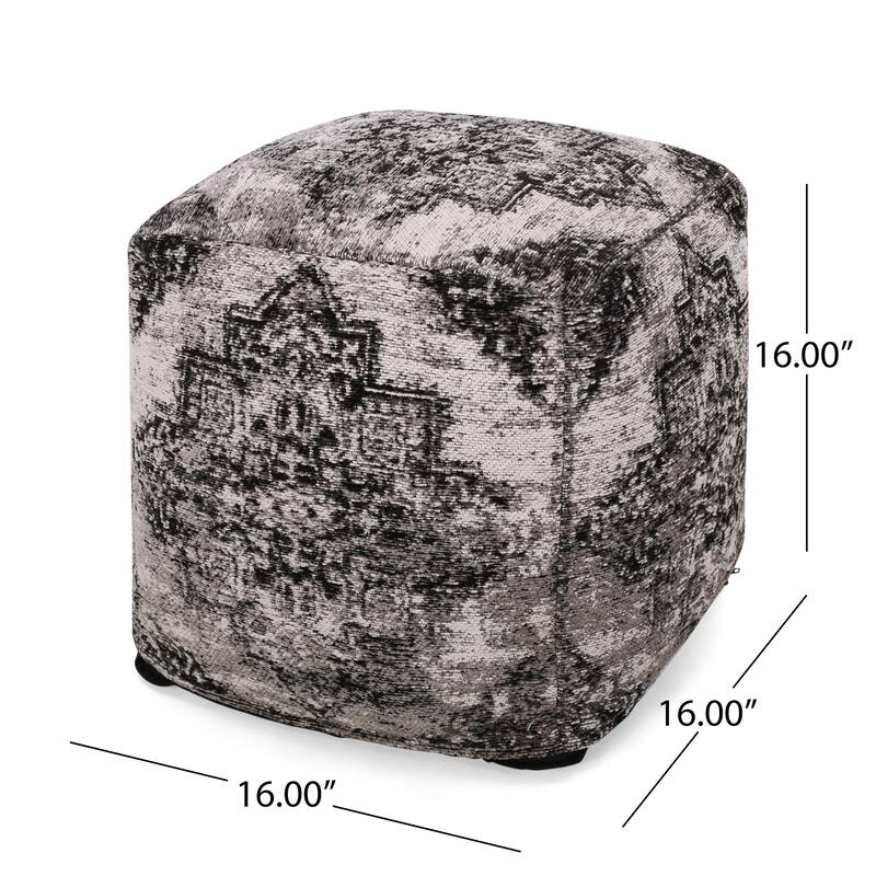Modern Design Square Pouf，Softness And Comfort