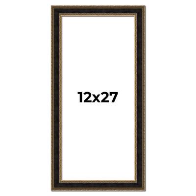 12x27 Frame Gold Antique Vintage Sold Wood Picture Frame | 1.75 Inch