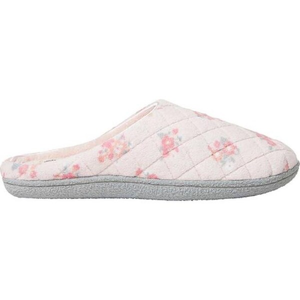 women's leslie quilted microfiber terry clog slipper