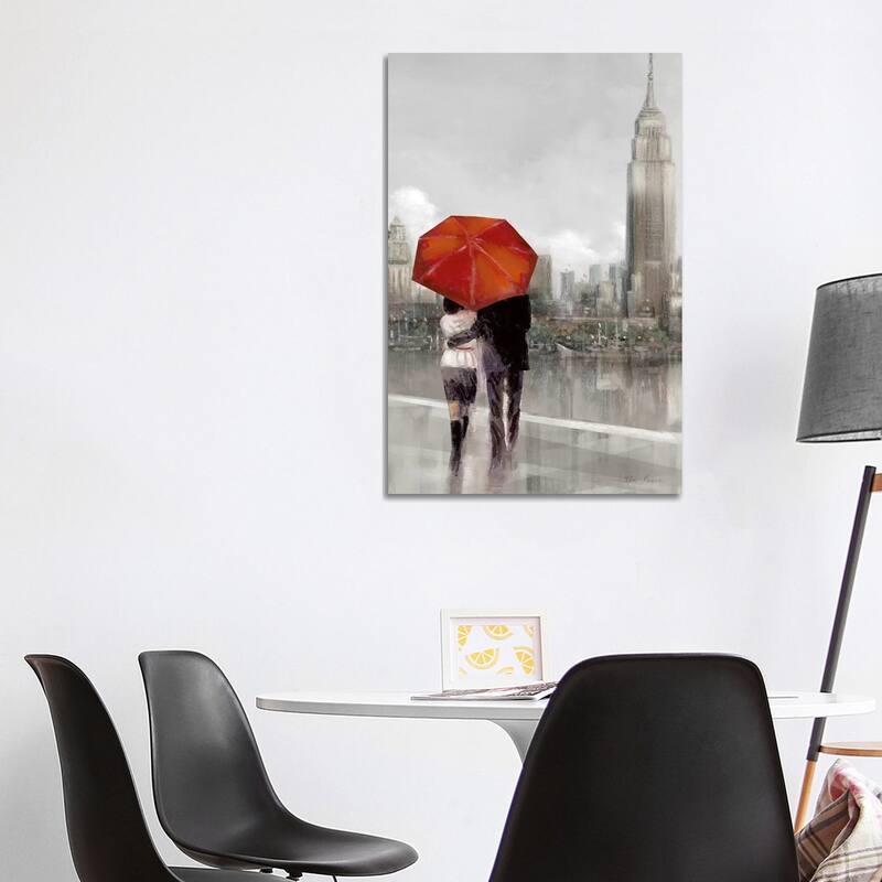iCanvas "Modern Couple In NY" by Ruane Manning Canvas Print - 40x26x1.5