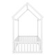 preview thumbnail 23 of 23, Twin Size Wood House Bed with Fence and Door