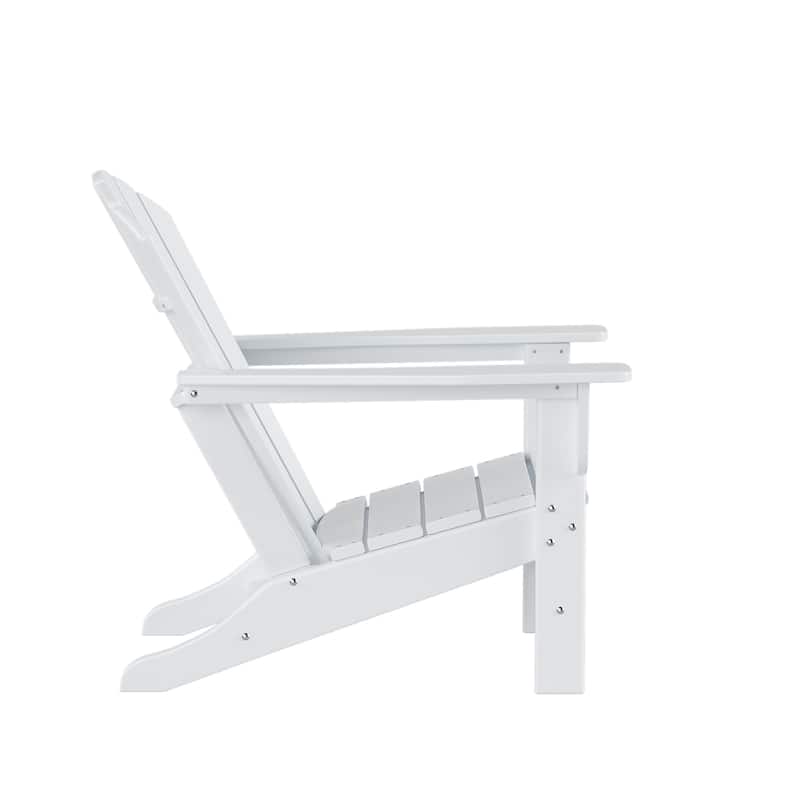Altura Outdoor 5-Piece Adirondack Chair & Round Coffee Table Conversation Set