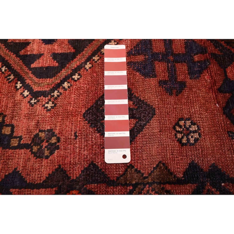 ECARPETGALLERY Hand-knotted Melis Vintage Copper Wool Rug - 5'7 x 7'10