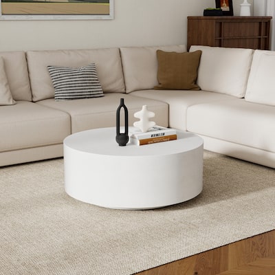 Solid Round Coffee Table