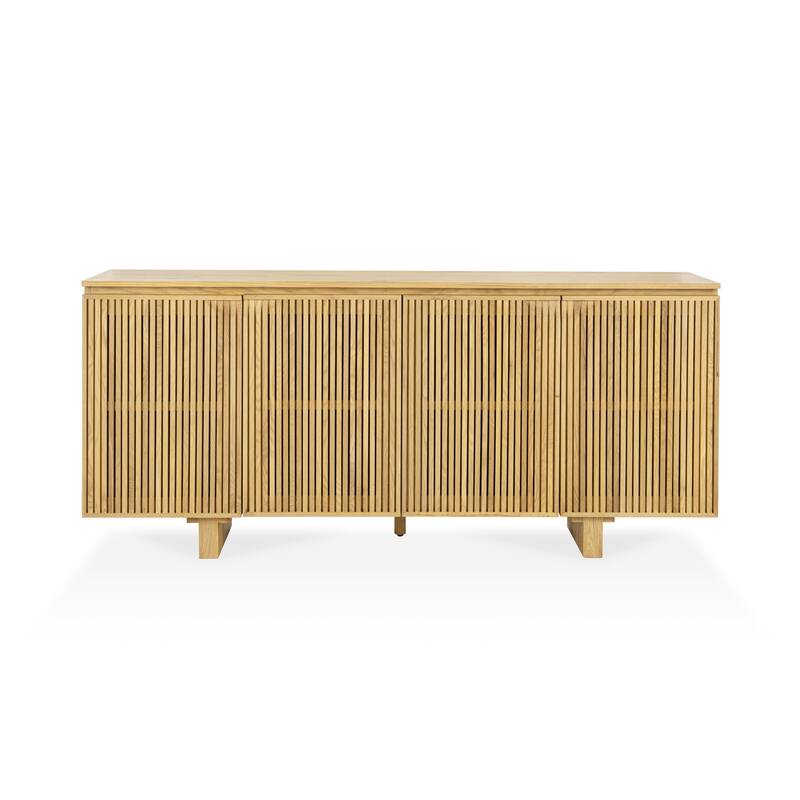 Classic Home Roya Oak Veneer Sideboard Buffet
