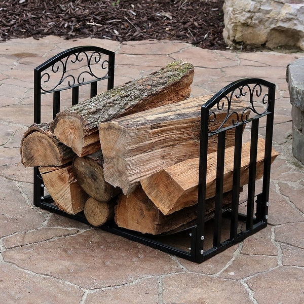 Wall discount log holder