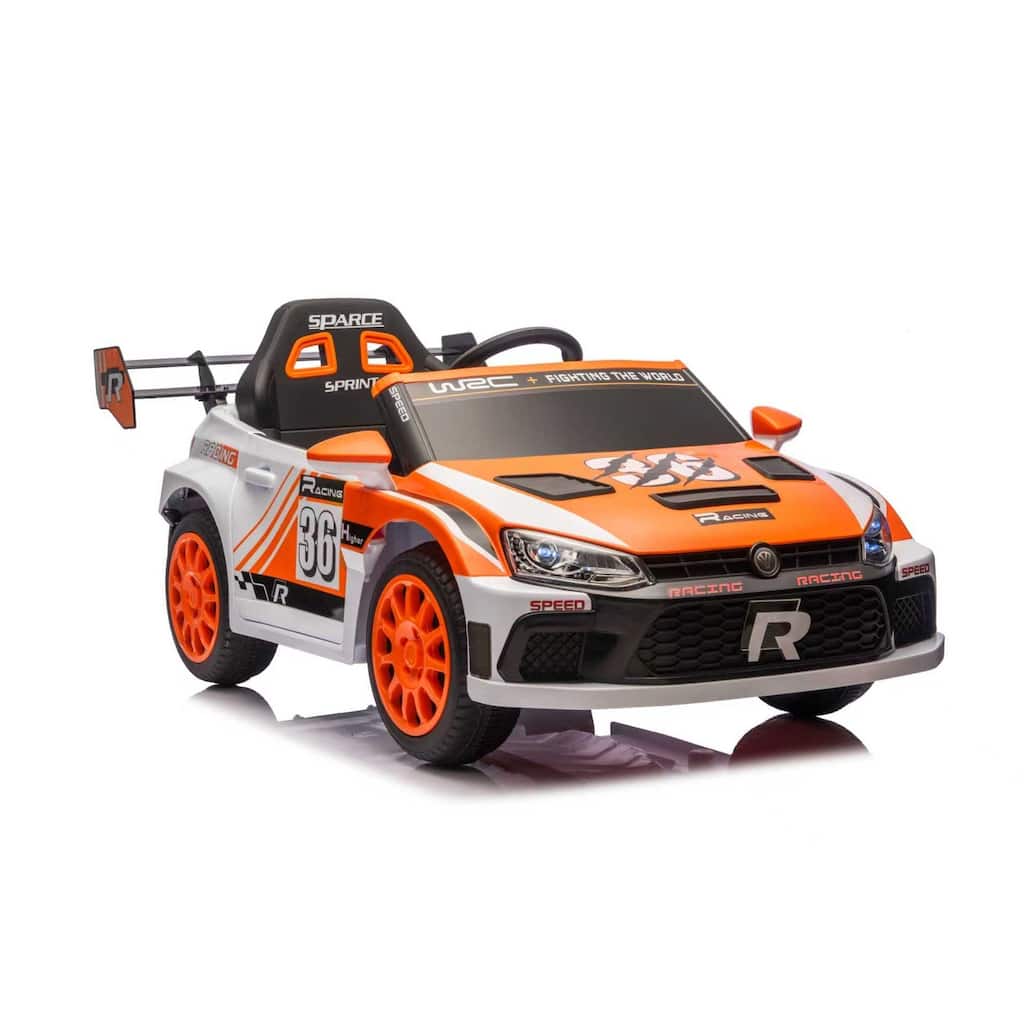 Children's Electric Vehicle Toddler Electric Car with Remote Control, Ride-On Car with Bluetooth Music & LED Lights