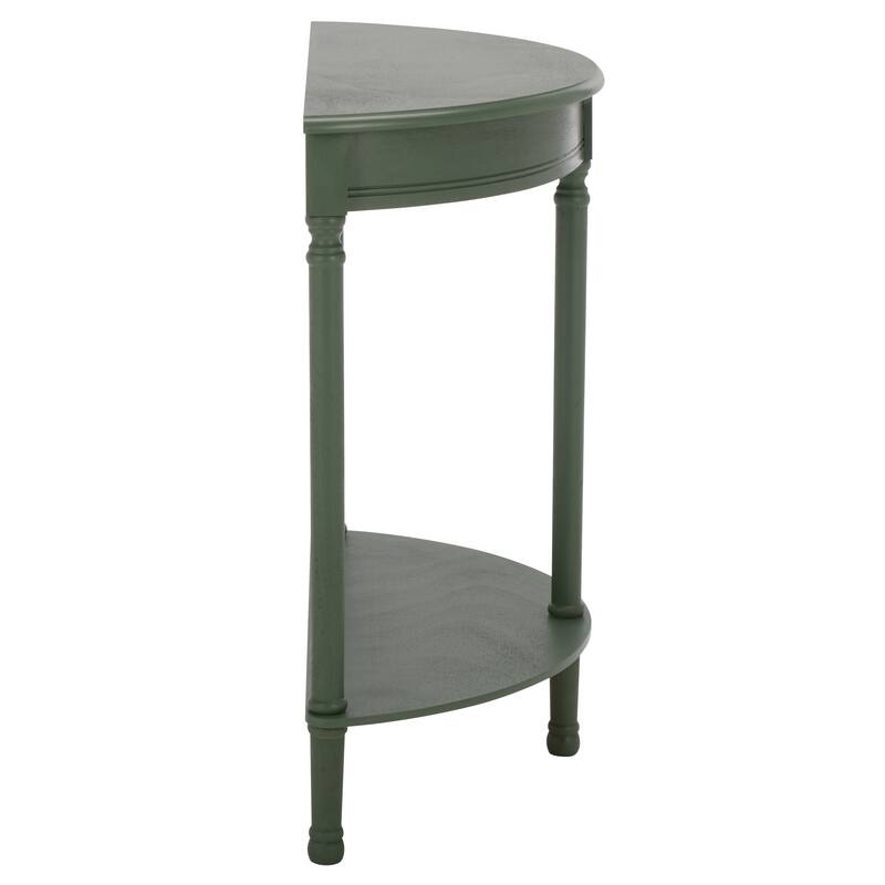 SAFAVIEH Veva Half Moon Console Table - 28" W x 11.8" L x 28" H - 28"W x 12"D x 28"H