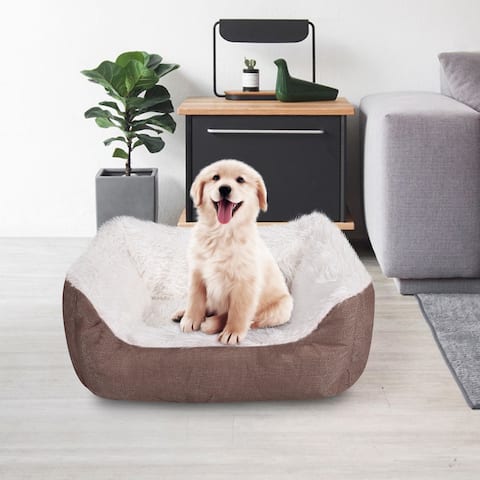 Pet Bed Dog Cat Bed Puppy Sleeping Cushion Soft Warm Kennel Washable