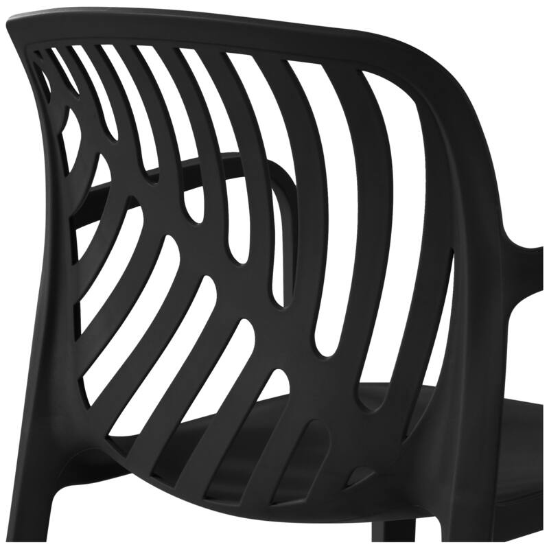 Frond and Form 4-Person Outdoor Patio Square Dining Set