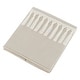 preview thumbnail 4 of 2, Boho Bohemian Foldable Fabric Storage Bins - Solid Taupe Beige Ivory Cream Off White Linen Farmhouse Shabby Chic Fringe Neutral