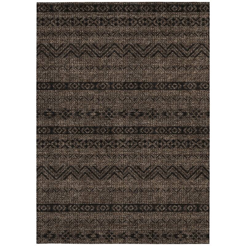 HomeRoots Southwestern Transitional Rectangle Outdoor Rug