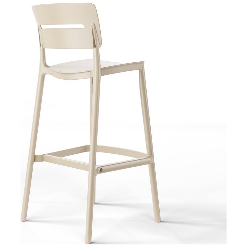 Frond and Form 29.5 Inch Outdoor Bar Stool (Set of 2)