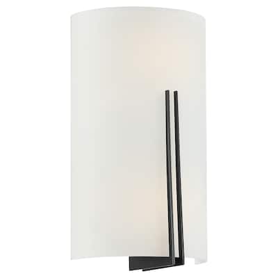 Prong Tall LED Wall Sconce - Matte Black