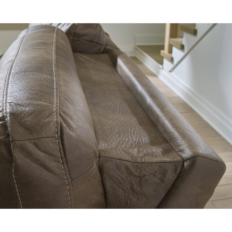 Signature Design by Ashley Bealeaf Brown Power Reclining Sofa - 82" W x 42" D x 42" H