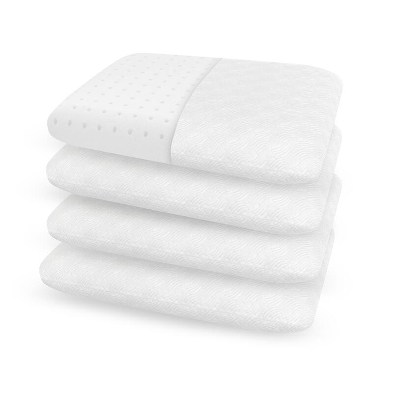 Bodipedic Classics Conventional Memory Foam Bed Pillow - White
