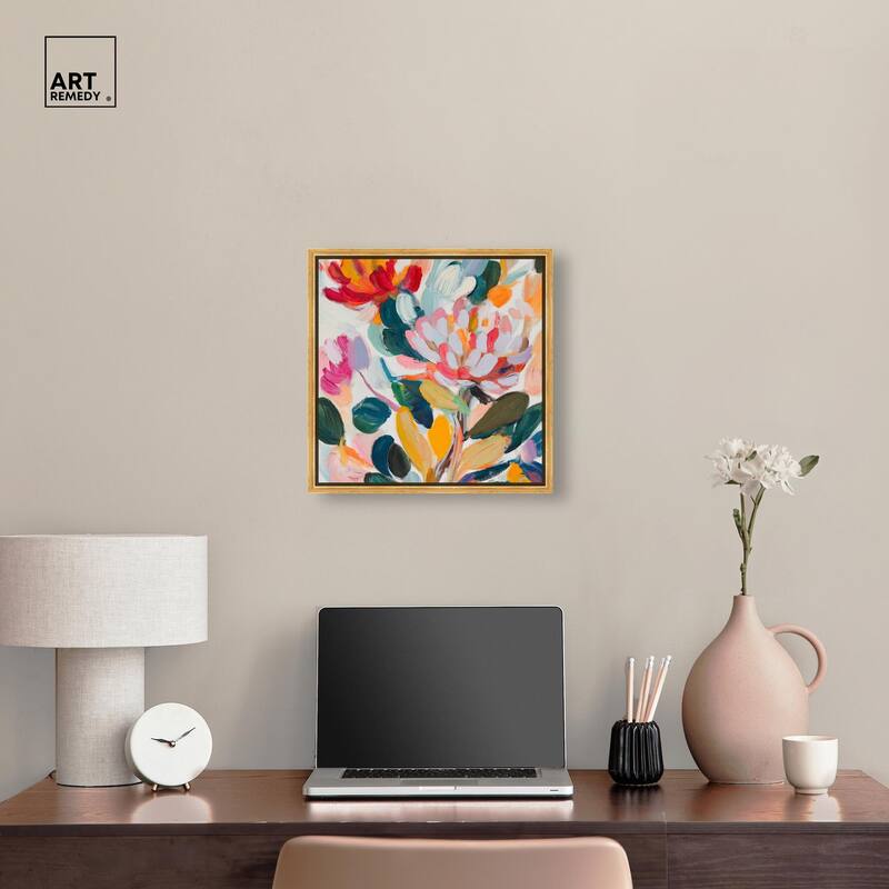 Lively Flora II Canvas by Art Remedy