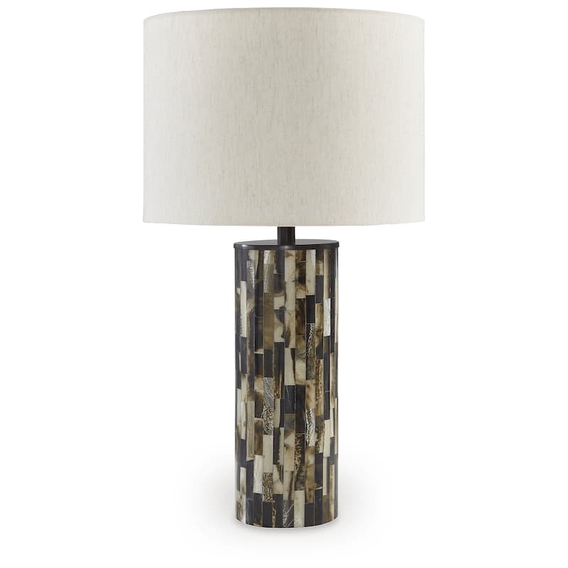 Signature Design by Ashley Ellford Black/Brown Table Lamp - 15"W x 15"D x 27"H