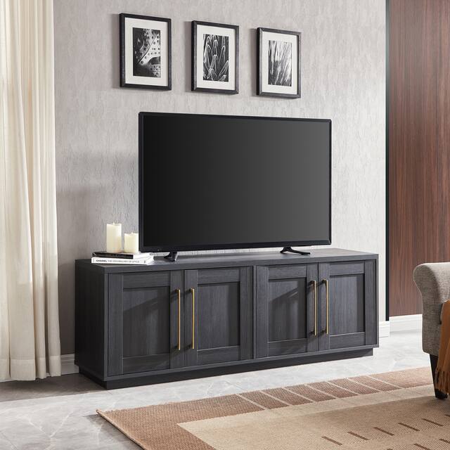 Tillman Rectangular TV Stand for TV's up to 80" - Charcoal Gray