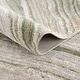preview thumbnail 6 of 50, Hauteloom Liverpool Living Room, Bedroom Area Rug - Contemporary - Cream,Green - 7'10" x 10'