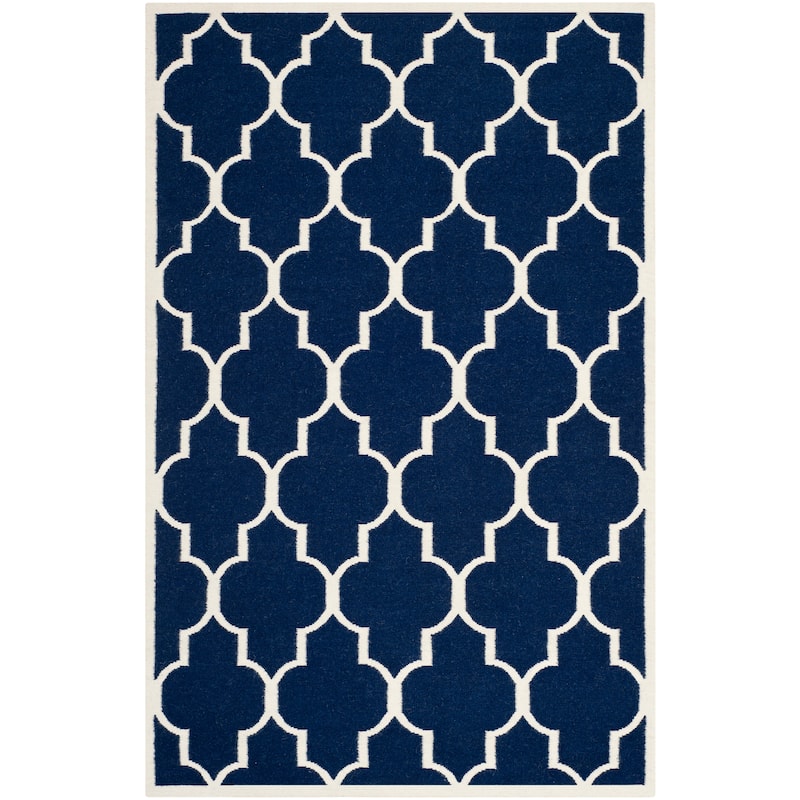 SAFAVIEH Handmade Flatweave Dhurries Anniina Modern Moroccan Wool Rug