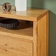 preview thumbnail 13 of 32, Walker Edison Farmhouse Rustic Solid Oak Wood 65" Sideboard with Storage