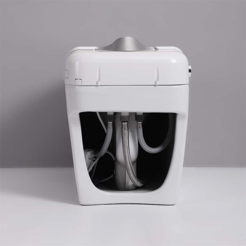 Smart Toilet with Foot Sensor Flush