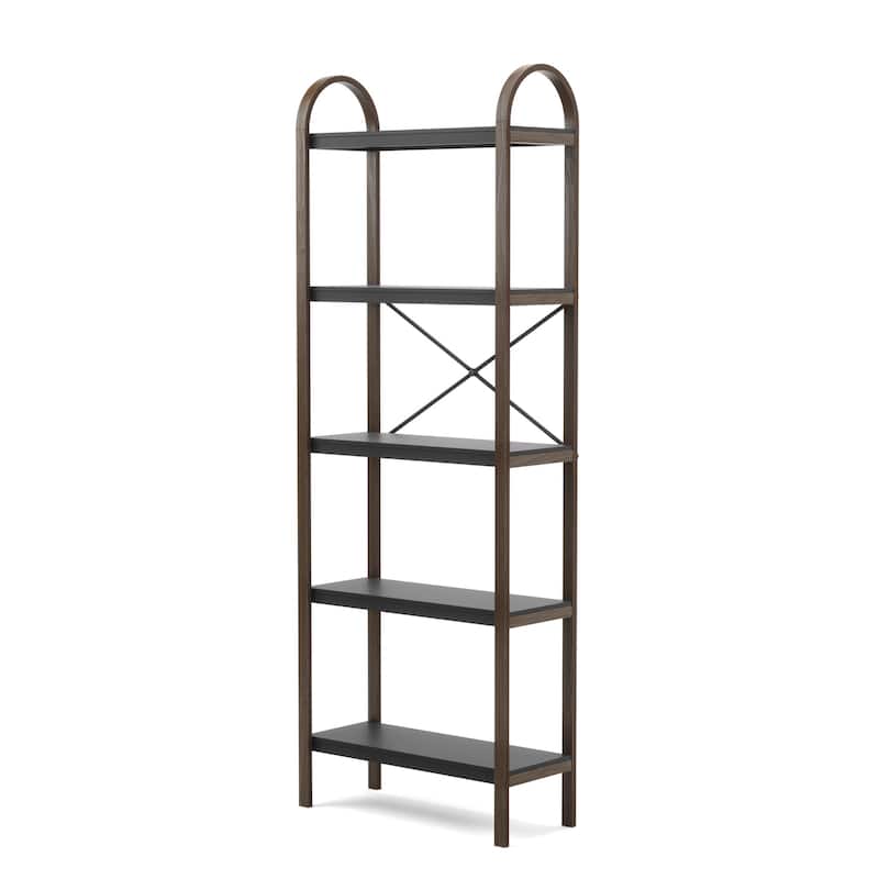 Umbra 1016840 Bellwood 24" Wide 5 Shelf Wood Shelving Unit