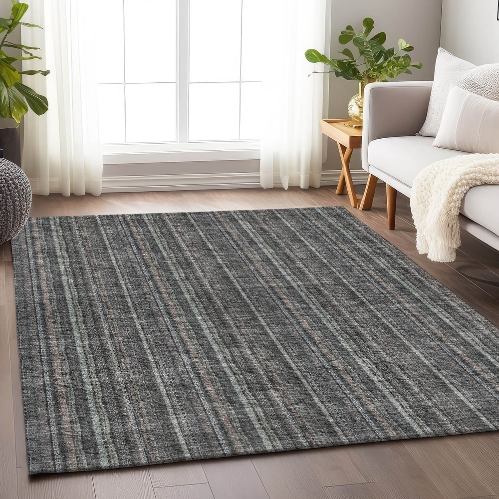 Premium Washable Super Soft Stripe Ombre Mayfield Rug