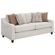 preview thumbnail 2 of 1, Christine Upholstered Sloped Arm Sofa Beige