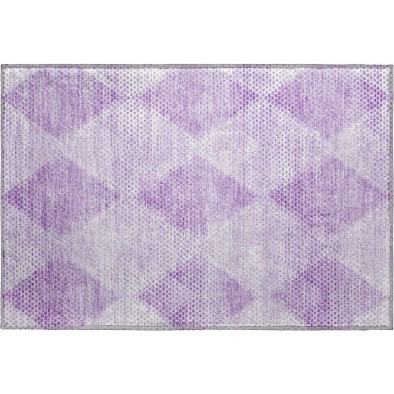 Premium Washable Super Soft Modern Diamonds Mayfield Rug