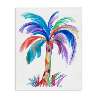 Stupell Bold Palm Tree Canvas Wall Art Design By Julie DeRice - Bed ...