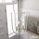 preview thumbnail 1 of 7, Hunter Sacha 3-Light Pendant - Entry, Dining Room, Kitchen Island - Transitional, Contemporary Alturas Gold