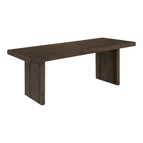 Aurelle Home Modima Rustic Rounded Edge Dining Table