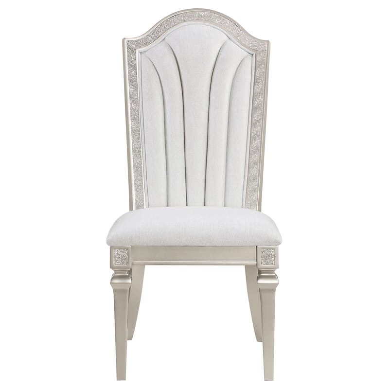 Evangeline Silver Oak Wood Dining Side Chair (Set of 2)