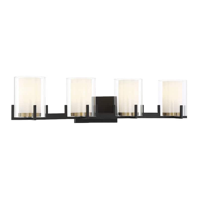 Savoy House 8-1977-4 Eaton 4 Light 33" Wide Bathroom Vanity Light