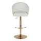 preview thumbnail 79 of 84, Porch & Den Livesey High Back Adjustable Bar Stool with Rounded T Footrest (Set of 2)