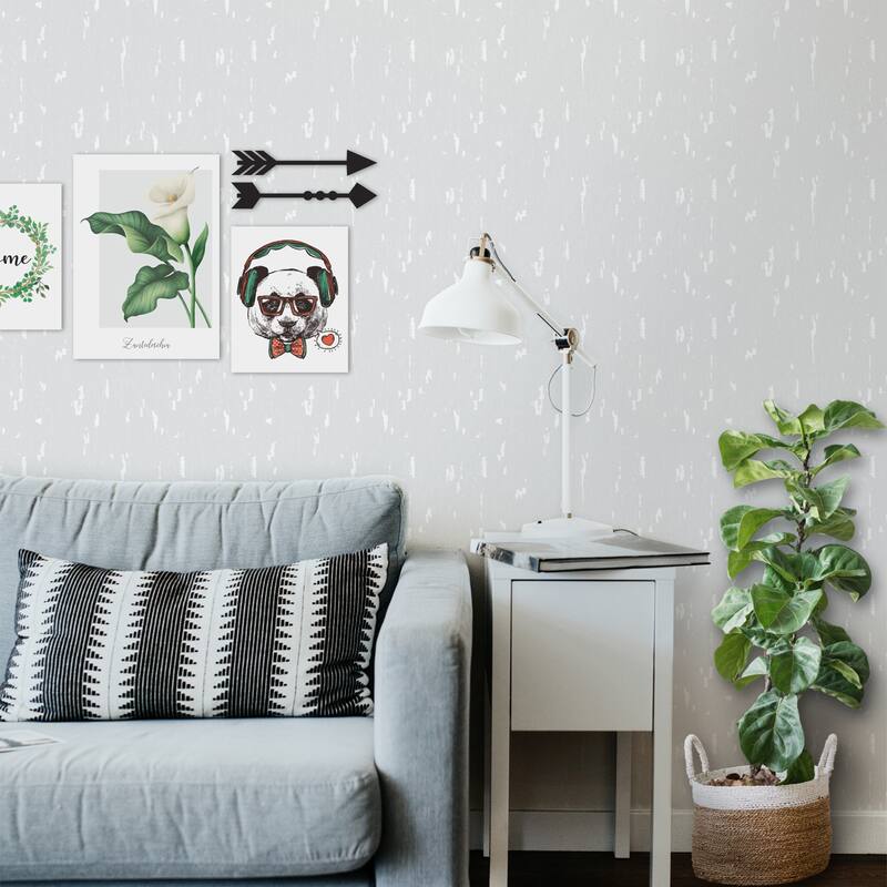 SUSSEXHOME Removable Wallpaper-Waterproof, Strippable, Light Resistance & Cleanable Wall Paper Roll-Wallpaper-Concrete