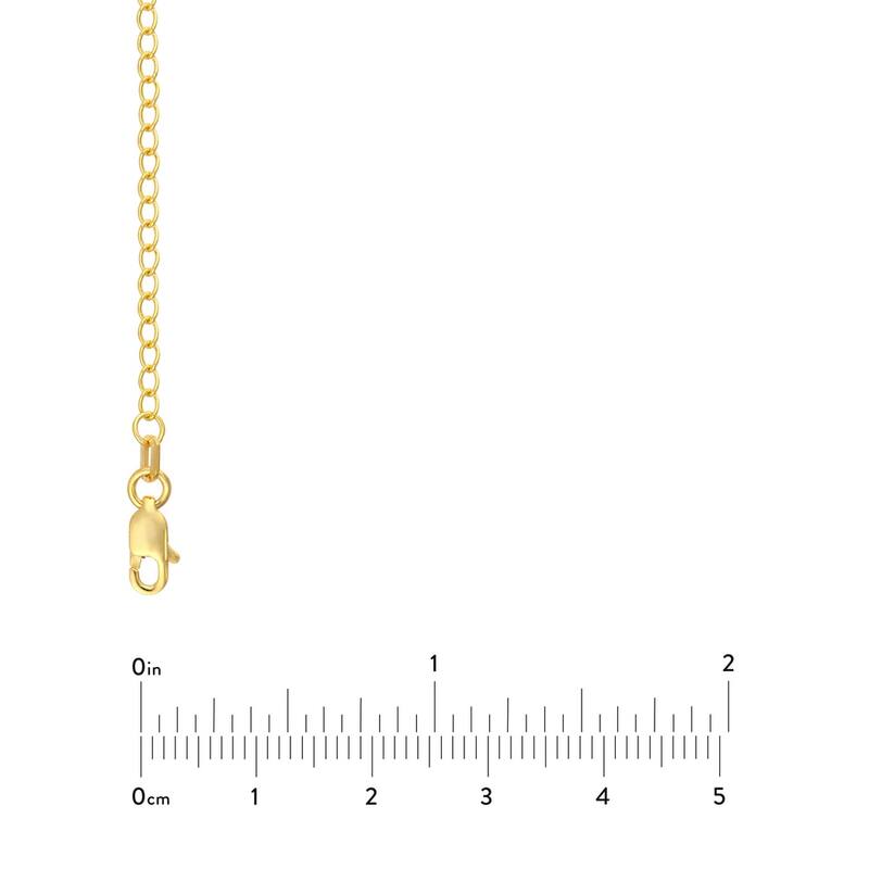 Curata 14k Yellow Gold 3 Inch Extender Lobster Claw Closure Lock - 3 Inch