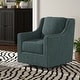 preview thumbnail 3 of 15, iNSPIRE Q Classic Orwyn Nailhead Slope Arm Swivel Chair