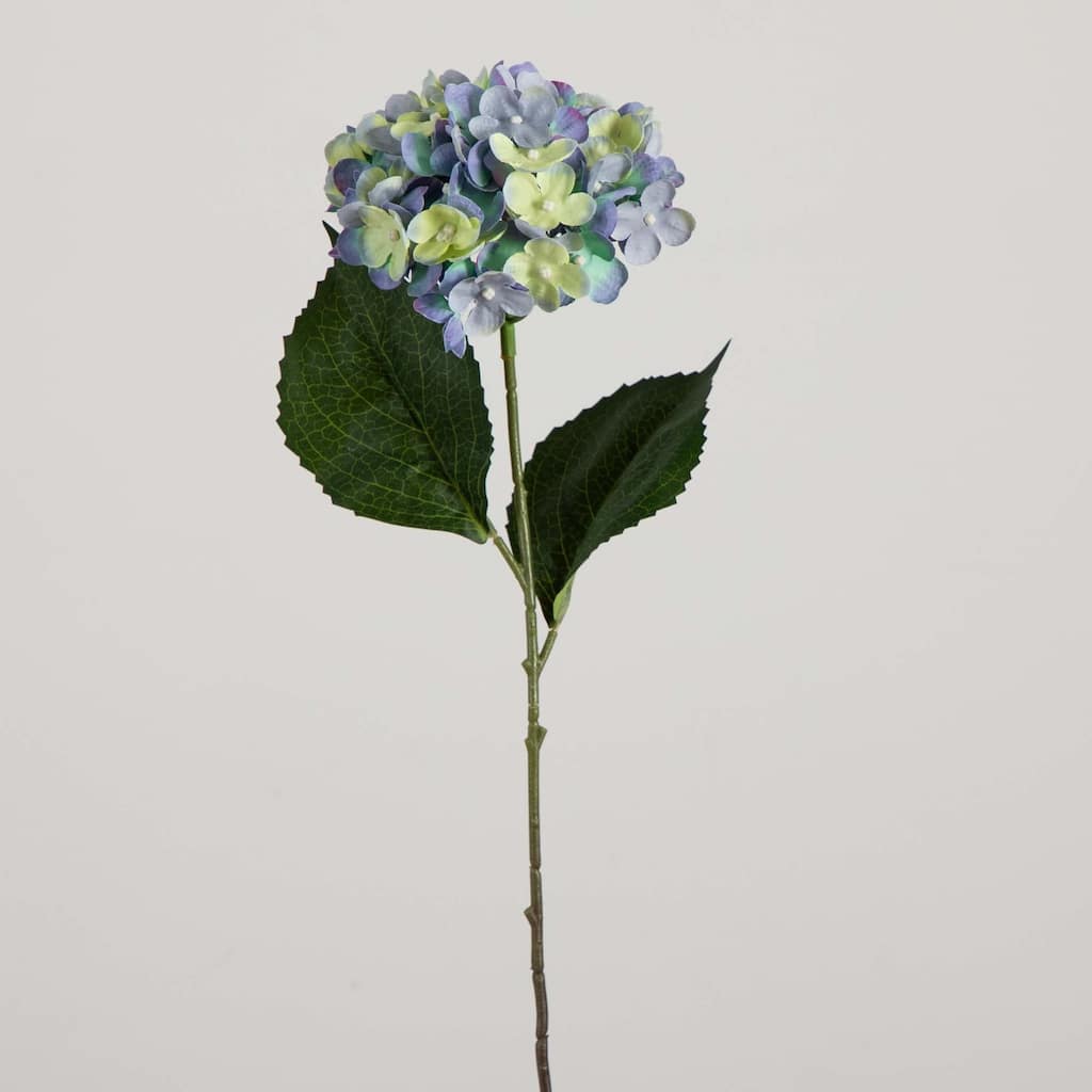 Hydrangea Flower Artificial Stem Sprays - 20" - Blue - Set of 3