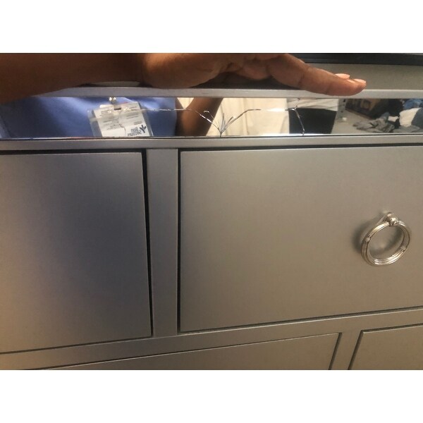 Top Product Reviews For Acme Furniture Voeville Ii Platinum Mdf And Veneer 7 Drawer Dresser 13256610 Overstock