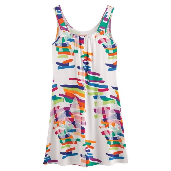 Shop Women S Double Rainbow Dress Colorful A Line Swing