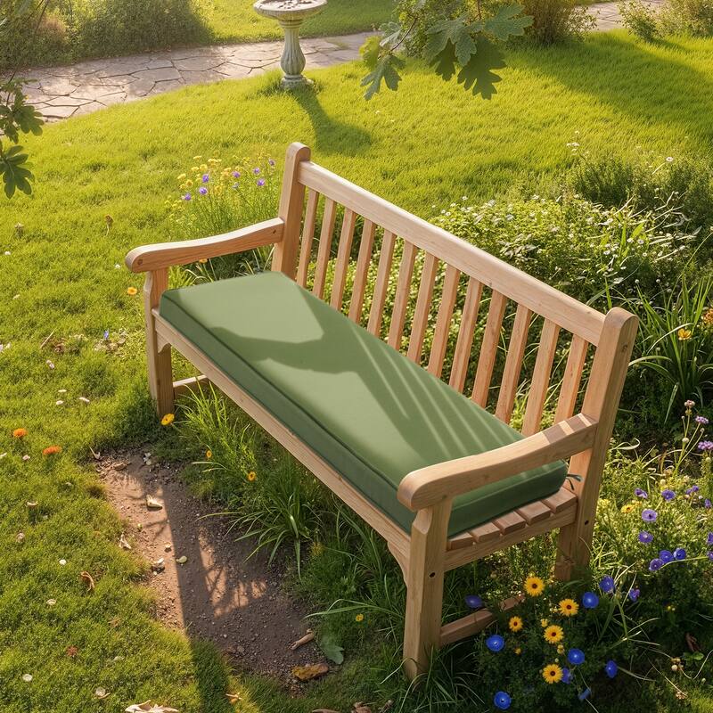 Aoodor Patio Furniture 46" x 18" x 3.1" Outdoor Bench Cushion